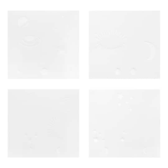 6" x 6" Celestial Print Layering Stencil Set by Recollections™